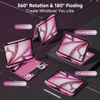 iPad Keyboard Case for 2024 M4 iPad Pro 13 inch, Magic Wireless Keyboard - Image 3