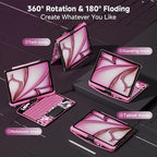iPad Keyboard Case for iPad 10th Gen & 11th, Magic Wireless Keyboard - Image 3