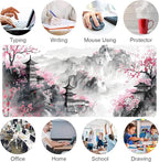 Japanese Cherry Blossom Large Mouse Pad, Gaming Keyboard Desk Pad, Extended - Image 7