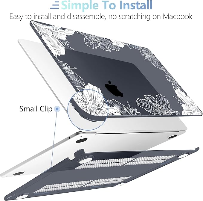 MEEgoodo Case for M4/M3/M2 MacBook Air 13.6 inch Case 2025 2024 2022, Fit Model - Image 5