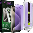9H Tempered Glass, Anti-Glare, Full Coverage, Anti-Fingerprint, Auto Dust by SYSHANGYAN