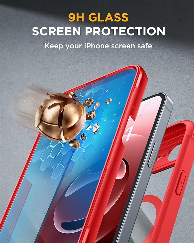 Miracase Magnetic for iPhone 16e Case Full-Body Phone - Image 3