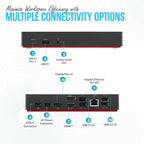 40AS0090US Lenovo Thinkpad Docking Station USB-C Gen 2-1 Year Warranty - Image 4