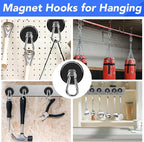 LOVIMAG Strong Magnets with Hooks, 200LBS+ Heavy Duty Magnets with Epoxy Coating - Image 6
