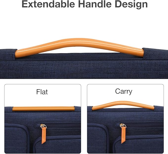 MOSISO 360 Protective Laptop Case 16 inch, 15-15.6 inch Laptop Sleeve Compatible - Image 5