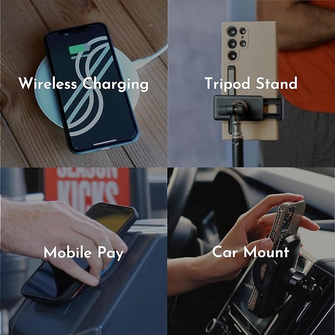 Phone Grip, Ultra Thin Cell Phone Grips Finger Holder Kickstand - Image 4