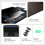 HOU iPad Air 11 Case with Keyboard Detachable Rotatable Magnetic Full - Image 5