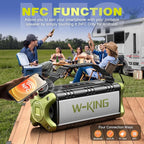 W-KING Bluetooth Speaker, 90W Max Portable Loud Speakers Wireless, IPX6 - Image 7