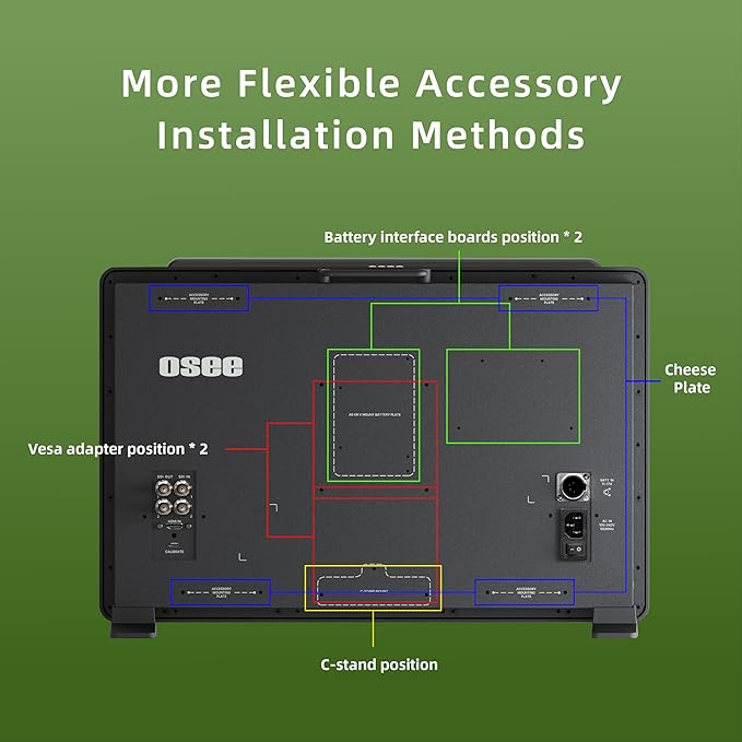 osee Mega 22S 22inch Ultra Bright HDR Field Production Monitor VMKit - Image 5