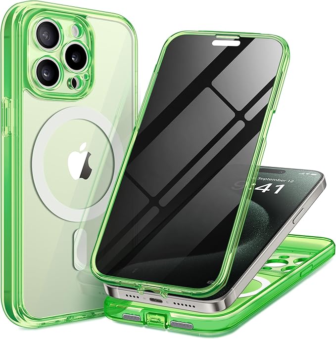 Magnetic for iPhone 15 Pro Max Case, Compatible by TIESZEN