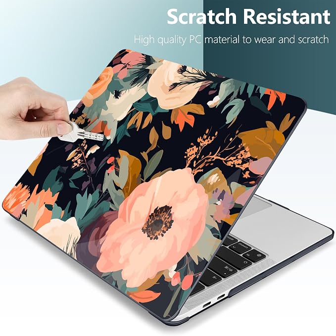 TWOLSKOO Compatible with MacBook Pro 13 inch Case 2023-2016 A2338 M2/M1 A2251 - Image 3