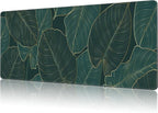 Mouse Pad Large Monstera Line Art Non-Slip Gaming Desk Mat by NIYLYNSYN
