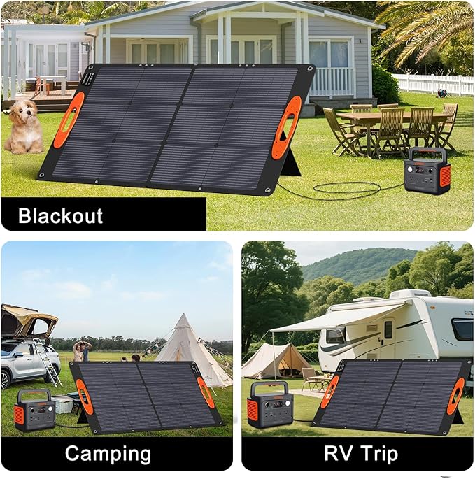 N-Type 16BB 100W Portable Solar Panel 18V ETFE Portable Foldable Solar Charger - Image 7