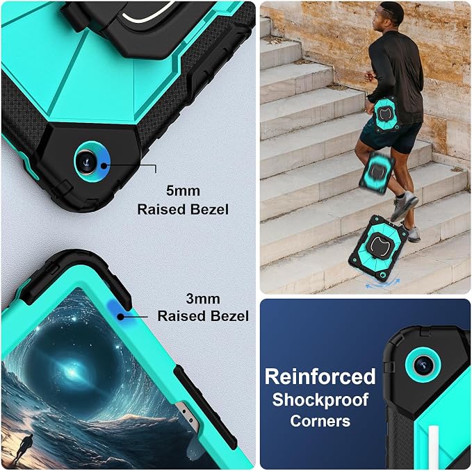 Case for Galaxy Tab A9 Plus Case 11 Inch, Rugged Galaxy A9+ Tablet Case - Image 4
