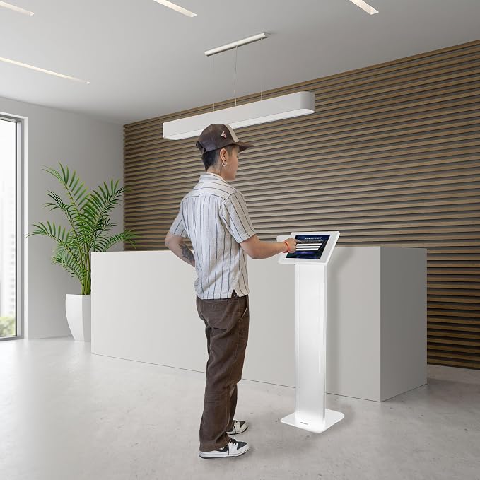 Mount-It! Anti-Theft Tablet Floor Stand, Commercial Tablet Floor Kiosk - Image 3