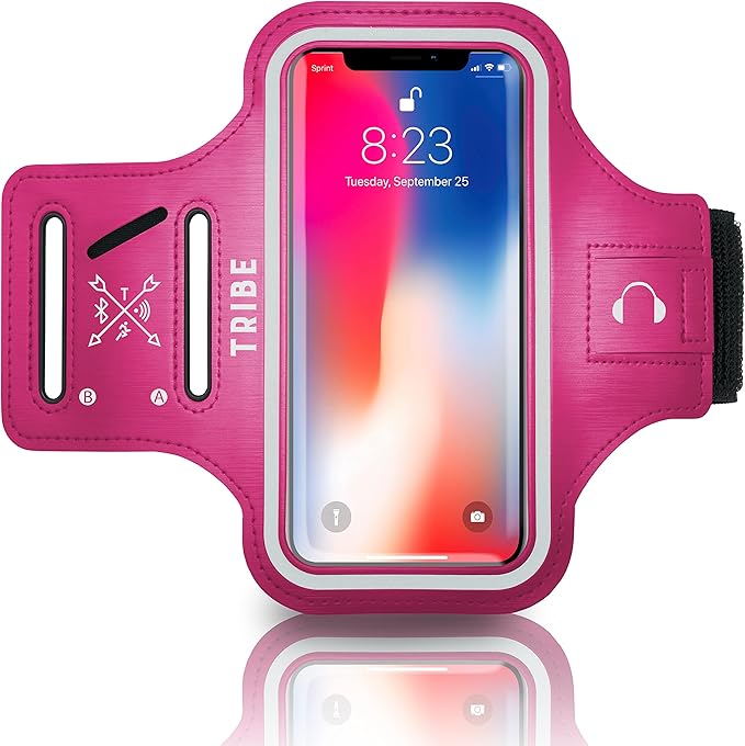 TRIBE Water Resistant Cell Phone Armband Case Running Holder by Tribe