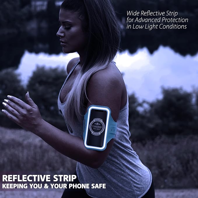 TRIBE Water Resistant Cell Phone Armband Case Running Holder - Image 7