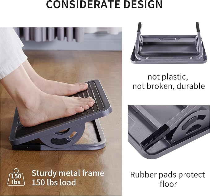 EUREKA ERGONOMIC Tilt Adjustable Footrest, Foot Rest - Image 5