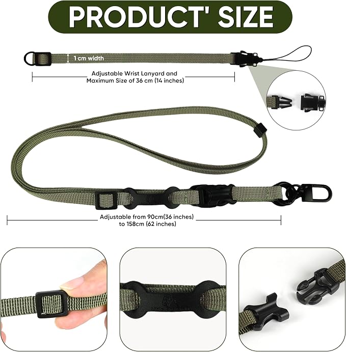 Cell Phone Strap Adjustable Wrist Strap Crossbody Cellphone Holder Extra Long - Image 2