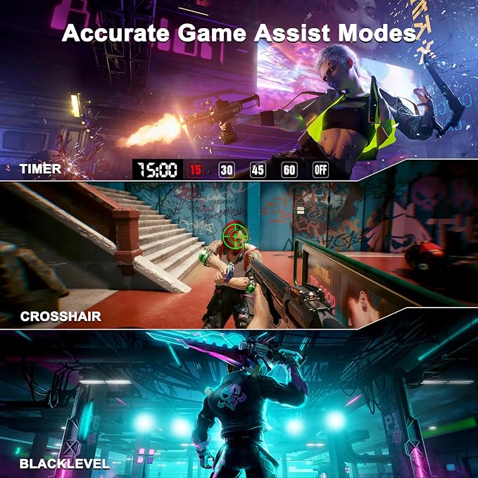 SANSUI 27 Inch WQHD 2560 x 1440 IPS Gaming Monitor, 180Hz 1ms Computer Monitor - Image 6