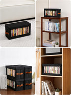 2 Packs DVD Storage Box with Visible Window, Dustproof DVD Case Holder - Image 7