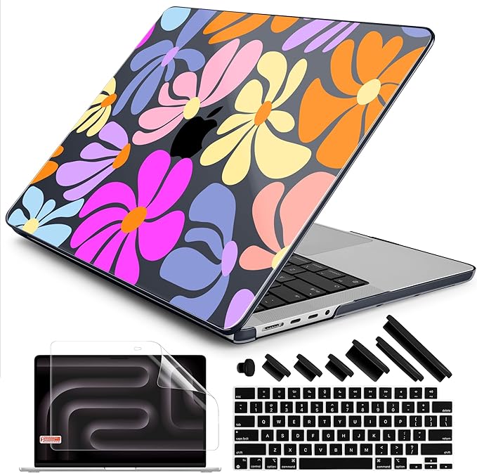 DONGKE for M4 MacBook Pro 16 Inch Case 2024 2023 2021 A3403 A3186 M3 A2991 M2 by DONGKE