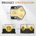 12V Power Distribution Block Car Audio Amp Splitter 2 Way 0/2/4 Gauge in 4/6/8 - Image 2