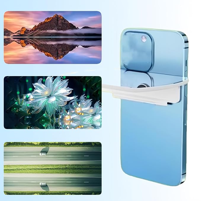 Mirror Effect Lens, Smartphone Camera Mirror Reflection Clip Kit Phone Camera - Image 2