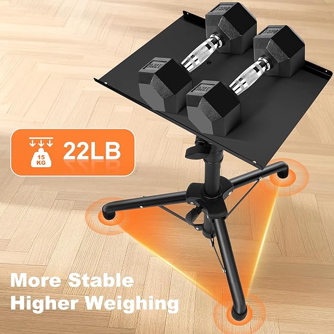 Projector Stand, Projector Laptop Stand Tripod Laptop Tripod Stand Height 24.4" - Image 2