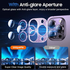 UniqueMe 3 Packs Compatible for iPhone 14 Pro Max/iPhone 14 Pro Camera Lens - Image 3