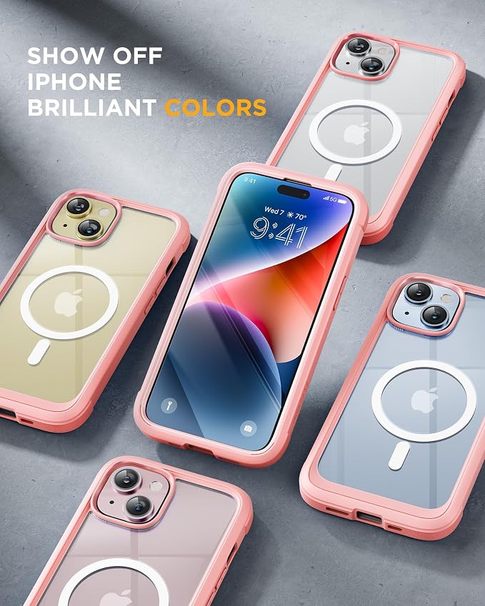 Miracase Glass Series for iPhone 15 Case Full-Body Magnetic Case - Image 7