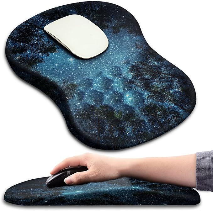 Mouse Pad Wrist Support, Ergonomic Mouse Pad by KUOSGM