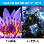 8K 60Hz HDMI KVM Switch 3 Monitors 2 Computers 4K 120Hz USB 3.0 KVM Switches - Image 6