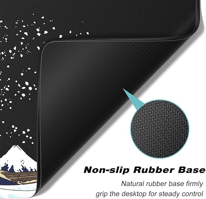 Extended Gaming Mouse Pad, XXL Large Desk Pad 30 x 14 Inch, Big Computer - Image 4