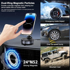 Vacuum Magnetic Suction Phone Holder, Foldable and Retractable Hands-Free - Image 4