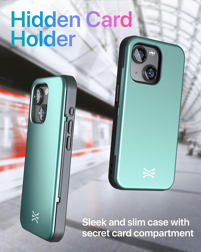 TORU CX Slim for iPhone 15 Case Wallet | Protective Shockproof Heavy Duty Cover - Image 4