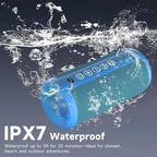 Ortizan Portable Bluetooth Speakers, IPX7 Waterproof Wireless Speaker - Image 4