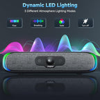 SOULION R200 Bluetooth Computer Speakers, Compact PC Speakers, USB C/USB Plug & - Image 2