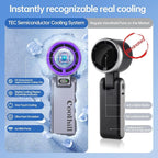 Handheld Portable Fan with Ice Cooler: 100-Speed 5500mAh Rechargeable Handheld - Image 9