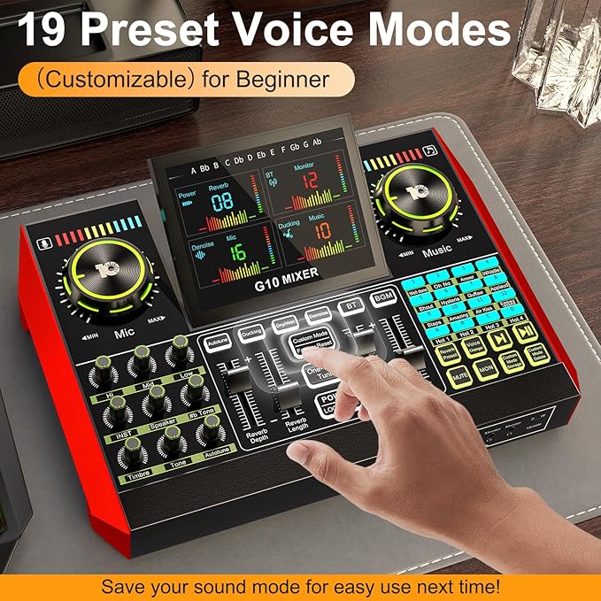 podcast equipment bundle, live sound card, streaming audio mixer, Podcast - Image 8