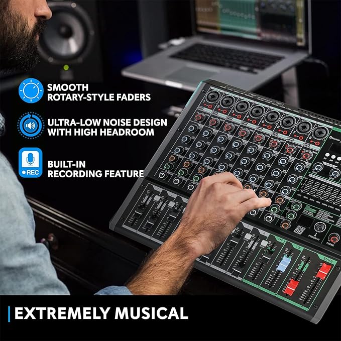 8 Channel Dj Mixer, Dj Board for Pa Stage systems - Image 4