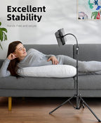 Weilisi Heavy Duty Tablet Tripod Stand 82” Tall, Floor Stand - Image 2