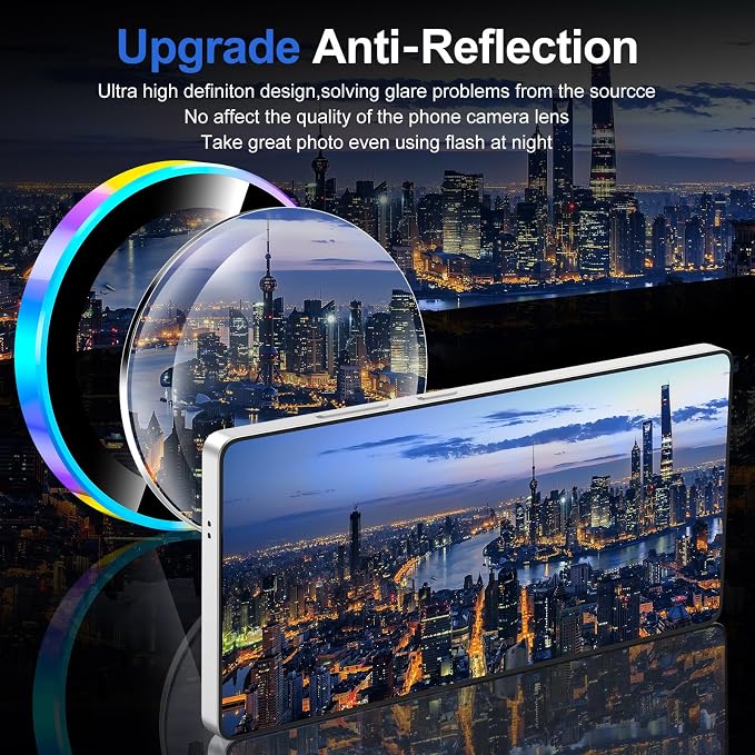 for Samsung Galaxy S25 Ultra Camera Lens Protector, Individual Metal Ring - Image 4