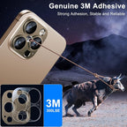 Esanik Upgrade 2 Pack for iPhone 16 Pro/iPhone 16 Pro Max Camera Lens Protector - Image 5