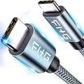 FHG USB C to USB C Cable 3.3FT 2Pack, PD 60W/3A USB C to USB C Fast Charging by FHG