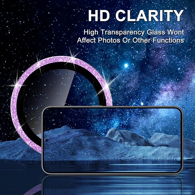 for Samsung Galaxy S25 Plus Camera Lens Protector, Individual Metal Ring - Image 4
