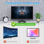 Magnetic Computer Privacy Screen 24 Inch, Removable Hanging Privacy Screen - Image 3