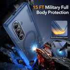 Oneagle Magnetic for Samsung Galaxy Z Fold 7 Case Built in Screen Protector - Image 5
