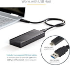 StarTech.com USB-C 10Gbps to M.2 NVMe or M.2 SATA SSD Enclosure, Portable - Image 5