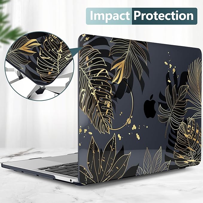 TWOLSKOO Compatible with MacBook Pro 13 inch Case 2023-2016 A2338 M2/M1 A2251 - Image 4